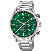 Lotus Herreur 18688/4 Classic Grøn/Stål Ø43 mm