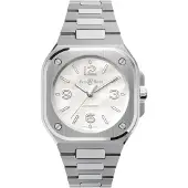 Bell & ross BR05A-S-MP-ST/SST BR 05 Hvid/Stål Ø36 mm