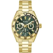 GUESS Herreur GW0904G2 Sport Grøn/Gul guldtonet stål Ø44 mm