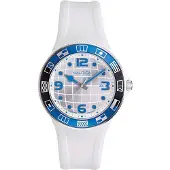 Nautica Dameur NAPLBS903 Sølvfarvet/Gummi Ø40 mm