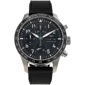 IWC Herreur IW388305 Pilots Sort/Gummi Ø41 mm