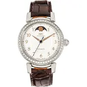 IWC Dameur IW459307 Da Vinci Hvid/Læder Ø36 mm