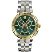 Versace Herreur VE6CA0523 Aion Grøn/Stål Ø45 mm