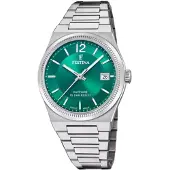 Festina Dameur F20035-5 Swiss Made Grøn/Stål Ø35 mm