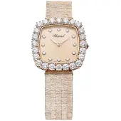 Chopard Dameur 10A386-5107 L Heure Du Diamant Rosa guldfarvet/18