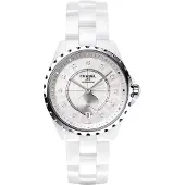 Chanel Dameur H4345 J12 Hvid/Keramik Ø36.5 mm