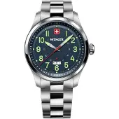 Wenger Herreur 01.0541.123 Terragraph Blå/Stål Ø43 mm