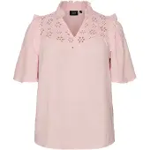 Zizzi Bluse 'Vivu' pastelpink
