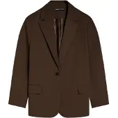 Bershka Blazer mørkebrun