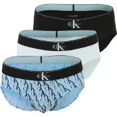 Calvin Klein Underwear Slip himmelblå / pastelblå / sort / hvid