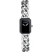 Chanel Dameur H3248 Premiere Sort/Stål 16x22 mm