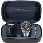 Nautica Herreur NAPPBF145 Pacific Beach Sort/Stål Ø43 mm