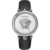 Versace Dameur VCO130017 Palazzo Empire Sølvfarvet/Læder Ø39 mm