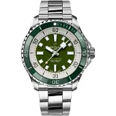 Breitling Herreur A17376A31L1A1 Superocean Automatic 44 Grøn/Stål