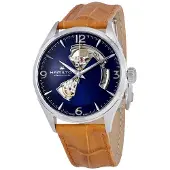 Hamilton Herreur H32705541 Jazzmaster Blå/Læder Ø42 mm