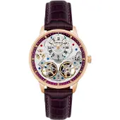Thomas Earnshaw Herreur ES-8273-06 Brewster Lilla/Læder Ø42 mm