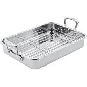 Scanpan 42x26 cm bradepande med rist - Impact