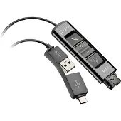 HP Poly DA85 - Kabel til hovedsæt - USB, USB-C han til Quick Disconnect han - 1.3 m - for OMEN 40L by GT21-1026nd Poly DA70, DA75, DA80, DA85-M