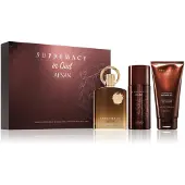 AFNAN Supremacy in Oud Luxury Parfume Gaves?t - Eau De Parfum (3,4 oz) + Deodorant (5,1 oz) + Shower Gel (5,1 oz) | Intens og overd?dig Oud-duft