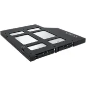 Icy Dock aftagelig ramme 2xM.2NVMe SSD MB852M2PO-B, f. Ultra Slim ODD Slot