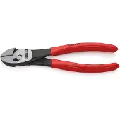 Knipex TwinForce, Diagonal tang, Krom-vanadium-stål, Plast, Rød, 180 mm, 255 g