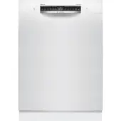 Bosch Serie 6 SMU6ZCW10S Underbygningsopvaskemaskine med PerfectDry / Zeolith - Hvid