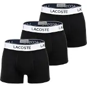 Lacoste Boksershorts sort / hvid