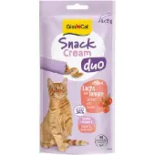 GimCat Snack Cream - Laks med tomat - 6 x 15 g