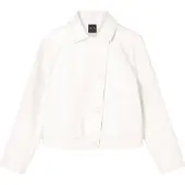 Armani Exchange A|X Armani Exchangetil kvinder. XW001811AF18859U1003 Ranglan jakke hvid (M), Casual, Viscose