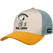 Capslab Hætte 'Gorra beige cord snoopy trucker cap' beige