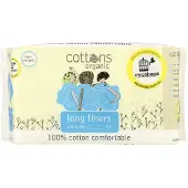 Cottons , Økologisk, Længere Liners, Ultra-Tin, Udsat, 32 Liner