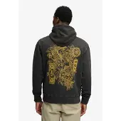 Superdry Superdrytil mænd. M2014485A Tokyo Narrative Loose Hood sweatshirt med hætte sort (XXL), Casual, Bomuld