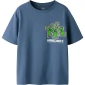 Name it Shirts blå / blandingsfarvet
