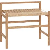Hubsch Heritage bænk small Eg