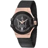 Maserati Herreur R8853108010 Potenza Sort/Stål Ø40 mm