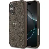 GUESS 4G Ring Classic Logo MagSafe-etui til iPhone 17 - Brun