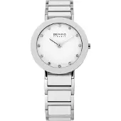 Bering Dameur 11429-754 Ceramic Hvid/Stål Ø29 mm