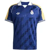 Adidas Fodboldtrøje 'Real Madrid' marin / mørkeblå / gul / hvid