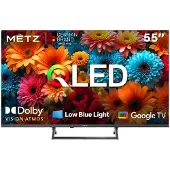 Metz Blue 55MQF7500Z - 55 Diagonal klasse LED-bagbelyst LCD TV - QLED Plus - Smart TV - Google TV - 4K UHD (2160p) 3840 x 2160 - HDR
