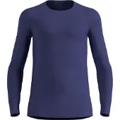 Odlo Active Warm Eco termotrøje med rund hals, langærmet (skipper blue), str. l