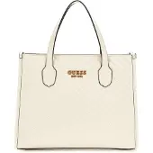 GUESS Shopper 'Cabas Silvana 2 Comp Tote Bone' hvid