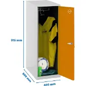 Simonlocker Montadas Dism.single Mini Skab 915x400x500 Mm