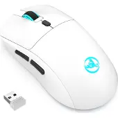 INF Trådløs mus - Genopladelig 2.4G White