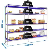Simoninox Initial 5pp Metalhylde 1600x3290x500 Mm