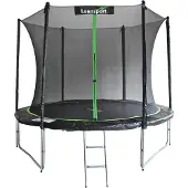 Lean Sport Juodas -trampolin, 305 cm