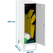 Simonlocker Montadas Dism.single Mini+pies Skab 1015x300x500 Mm
