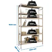 Simoninox Initial 6ss Metalhylde 1600x1260x500 Mm
