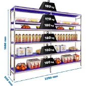 Simoninox Initial 6pp Metalhylde 1600x3290x500 Mm