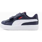 Puma Rickie Classic Toddlers' Sneakers, Shoes, Navy/White/Red, 27