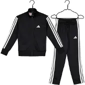Adidas Træningsdragt sort / hvid